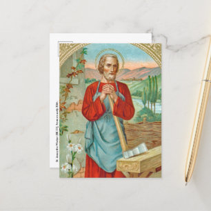 St. Joseph the Worker (BK 31) Postkarte