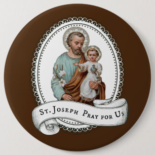 St Joseph u. Kind Jesus Button