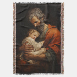 St. Joseph und Baby Jesus Religious Katholic Decke