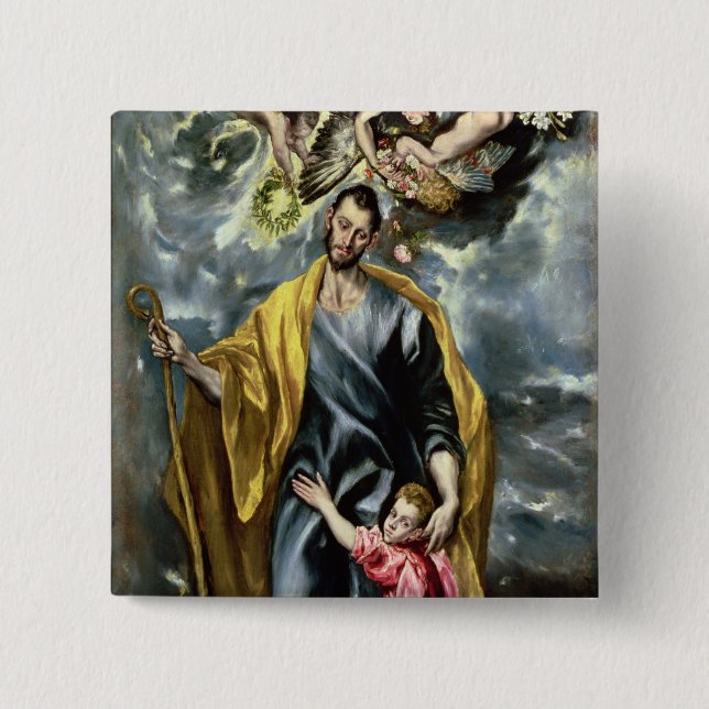 St Joseph und das Christus-Kind, 1597-99 Button (Vorderseite)