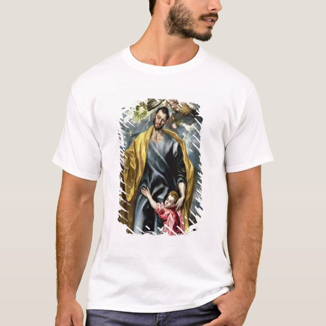 St Joseph und das Christus-Kind, 1597-99 T-Shirt (Vorderseite)