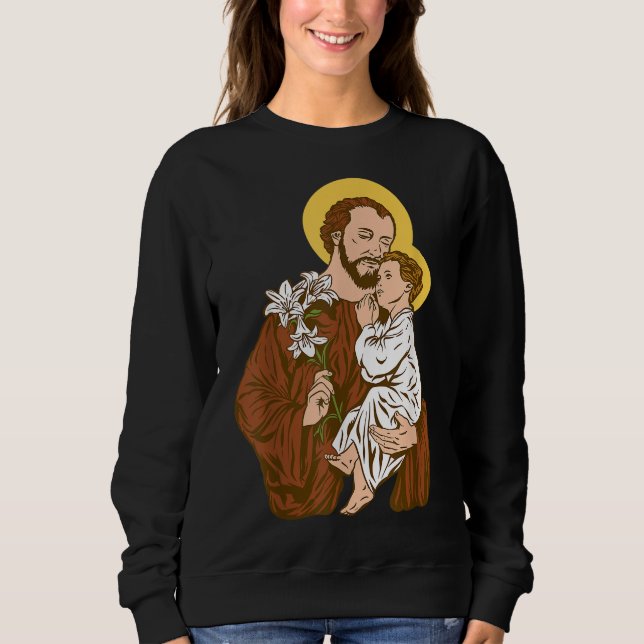 St. Joseph und Kind Jesus Konsecration 2021 Kathol Sweatshirt (Vorderseite)