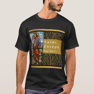 St. Joseph und Säugling Jesus Heiligen Joseph Kath T-Shirt