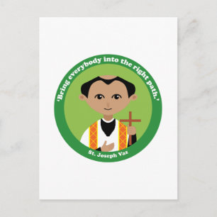St. Joseph Vaz Postkarte