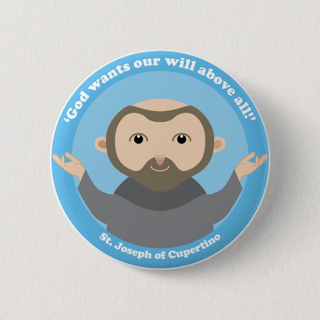 St Joseph von Cupertino Button (Vorderseite)
