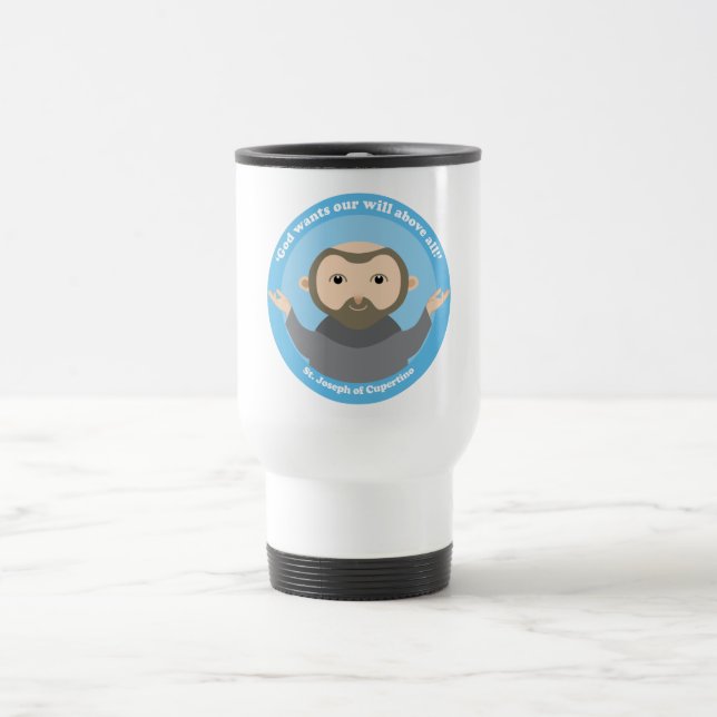 St. Joseph von Cupertino Reisebecher (Mittel)