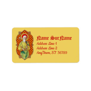 St. Joseph von einer Werbekarte (TC 01) Adressaufkleber