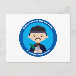 St. Joseph Zhang Dapeng Postkarte