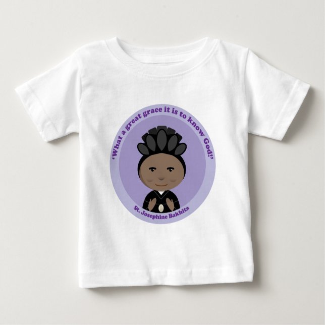 St. Josephine Bakhita Baby T-shirt (Vorderseite)