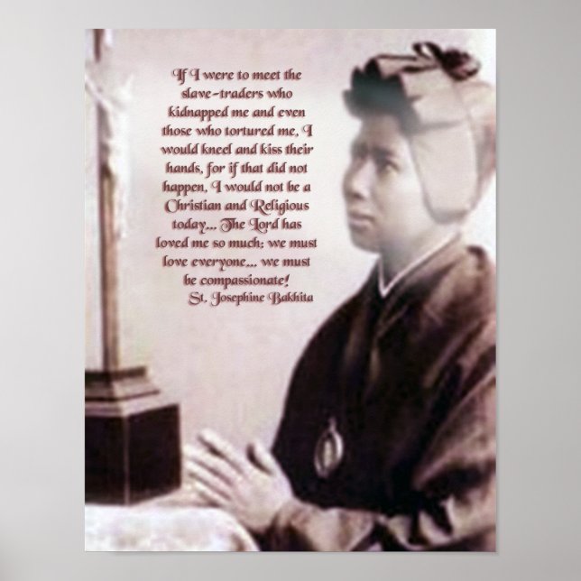 St Josephine Bakhita Poster (Vorne)