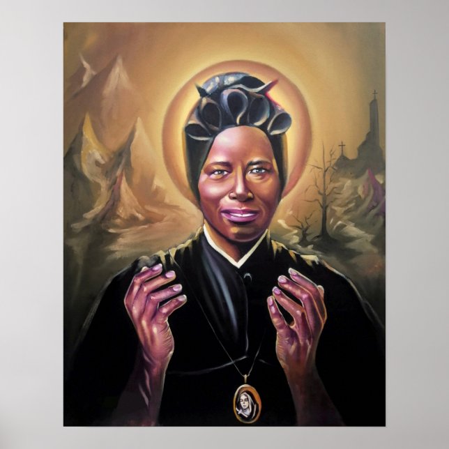 St. Josephine Bakhita Print Poster (Vorne)