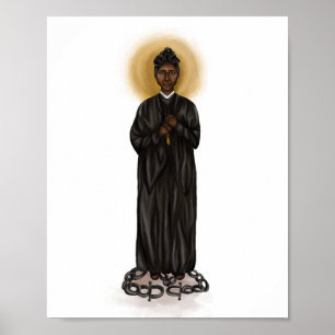St. Josephine Bakhita Print - Weißer Hintergrund Poster