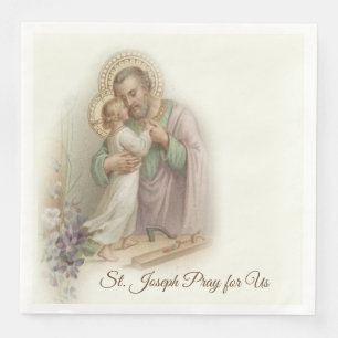 St- Josephtageskinderjesus-Fest-Tag Serviette