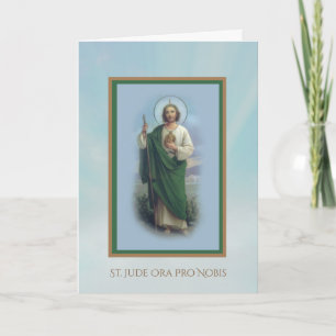 St. Judas der Apostel katholischer Heiliger Feiertagskarte