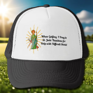 St. Judas Thaddäus, angerufen für schwierige Golfs Truckerkappe