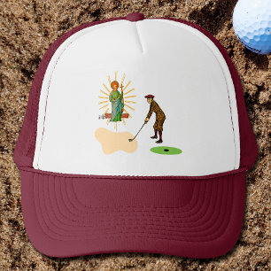 St. Judas Thaddäus & Panischer Golfspieler Truckerkappe