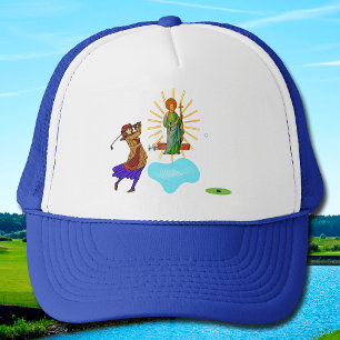 St. Judas Thaddäus & unerschrockene Golferin Truckerkappe