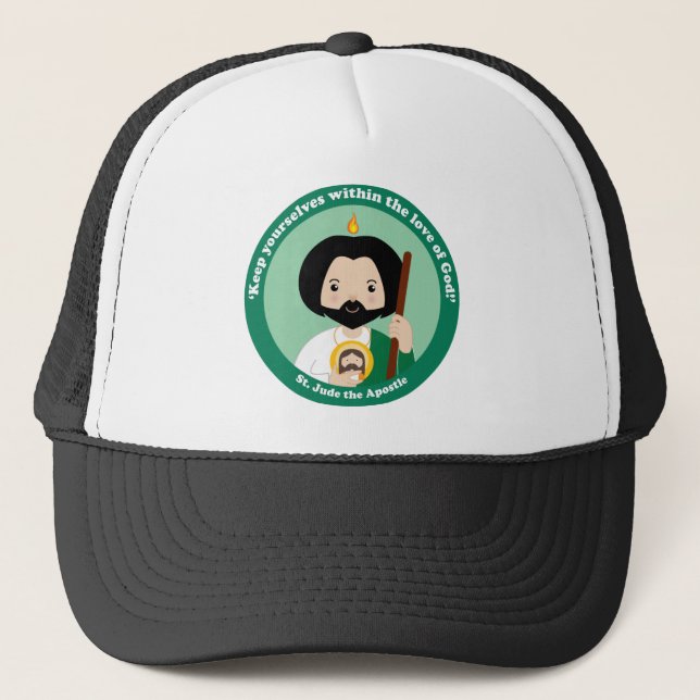 St. Jude der Apostel Truckerkappe (Vorderseite)