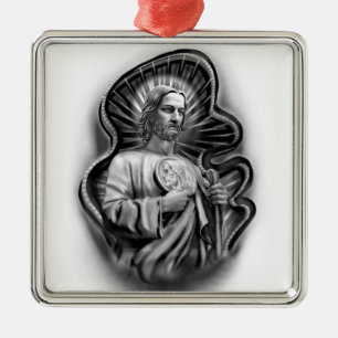 St.Jude, Heilige jude katholische Ornament, christ Ornament Aus Metall