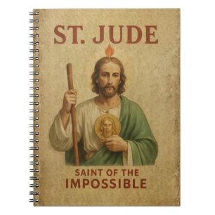 St. Jude katholischer Glaubensandachtsjournal Notizblock
