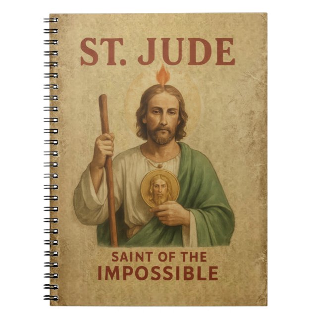 St. Jude katholischer Glaubensandachtsjournal  Notizblock (Vorderseite)