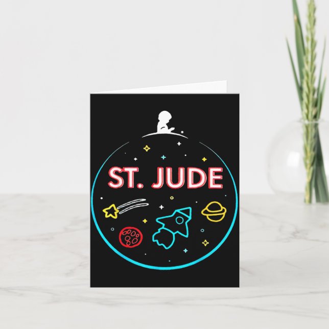 St Jude Patient Ty Rocket Illustration Karte (Vorderseite)