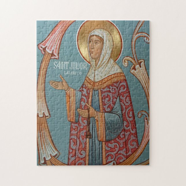 St. Juliana of Lazarevo Orthodox Christian Icon Puzzle (Vertikal)
