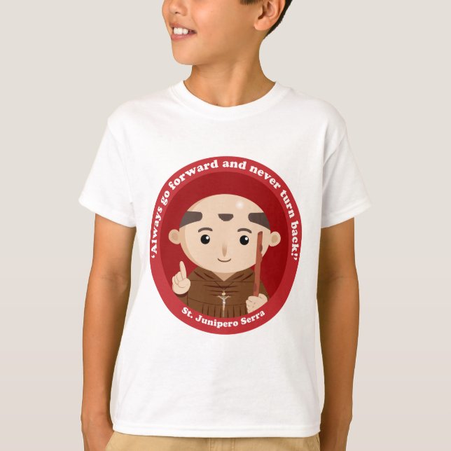 St. Junipero Serra T-Shirt (Vorderseite)