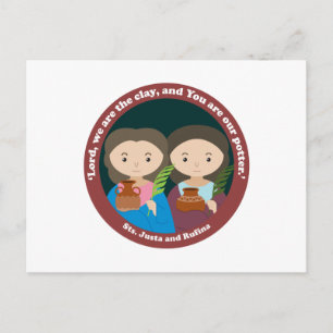 St. Justa & St. Rufina Postkarte