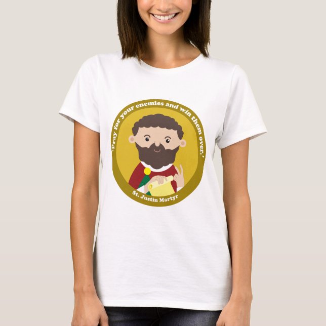 St. Justin Martyr T-Shirt (Vorderseite)