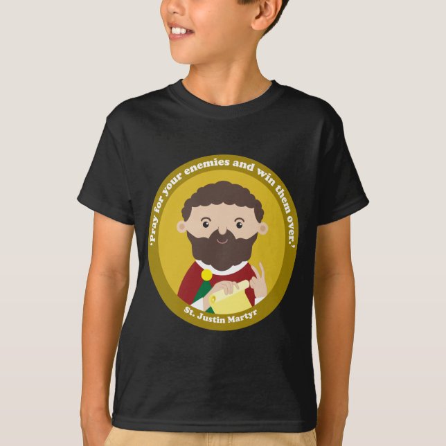 St. Justin Martyr T-Shirt (Vorderseite)