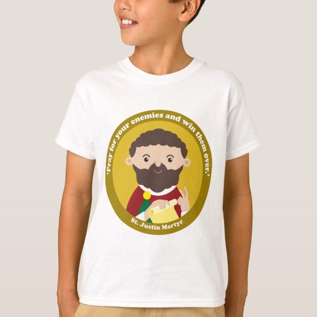 St. Justin Martyr T-Shirt (Vorderseite)