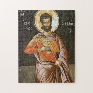 St. Justin the Martyr Byzantine Orthodox Icon Puzzle