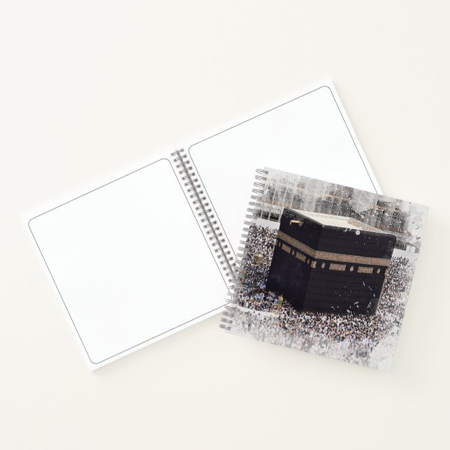 St. Kaaba, Masjid Al Haram, Aquarellbilder Notizbuch (Innenseite)