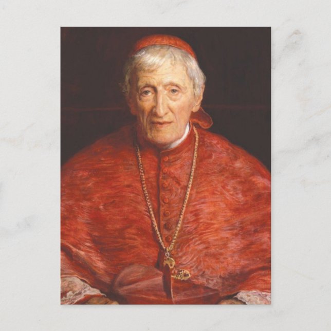 St. Kardinal John Henry Newman Katholic Postkarte (Vorderseite)