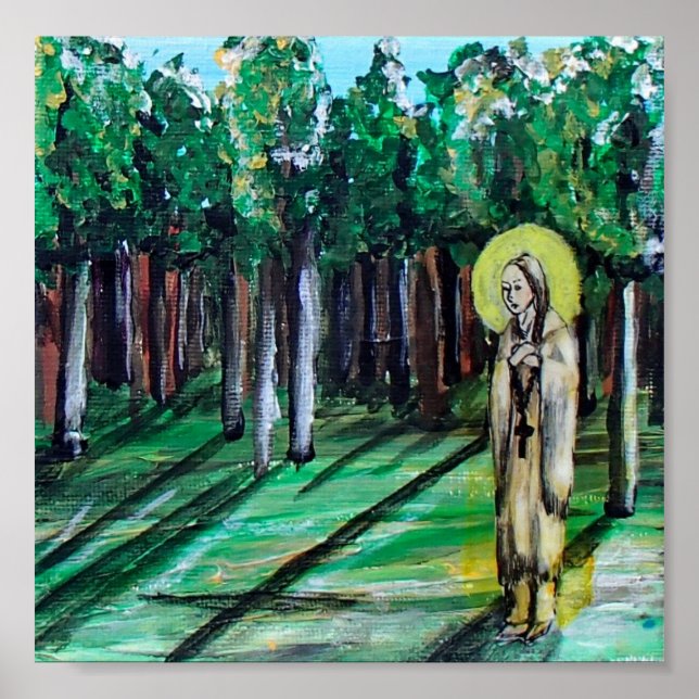 St. Kateri Tekakwitha, Erster Indianerheiliger Hei Poster (Vorne)