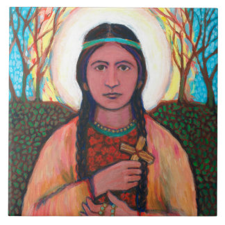 St. Kateri Tekakwitha Fliese