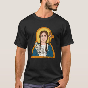 St Kateri Tekakwitha Katholische Kirche Santa Mari T-Shirt