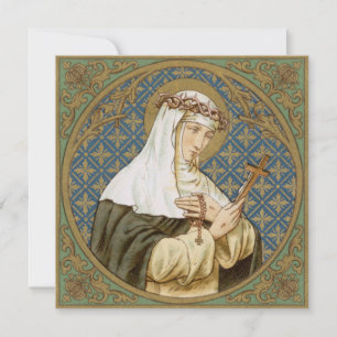 St. Katharina von Siena (BK 19) Leere Grußkarte