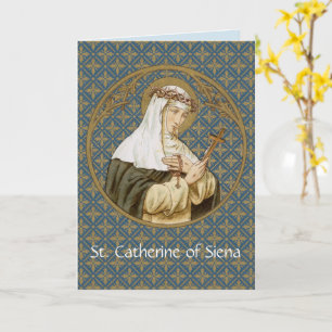 St. Katharina von Siena (BK 19) Leere Grußkarte Karte