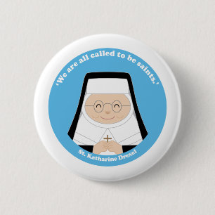 St. Katharine Drexel Button