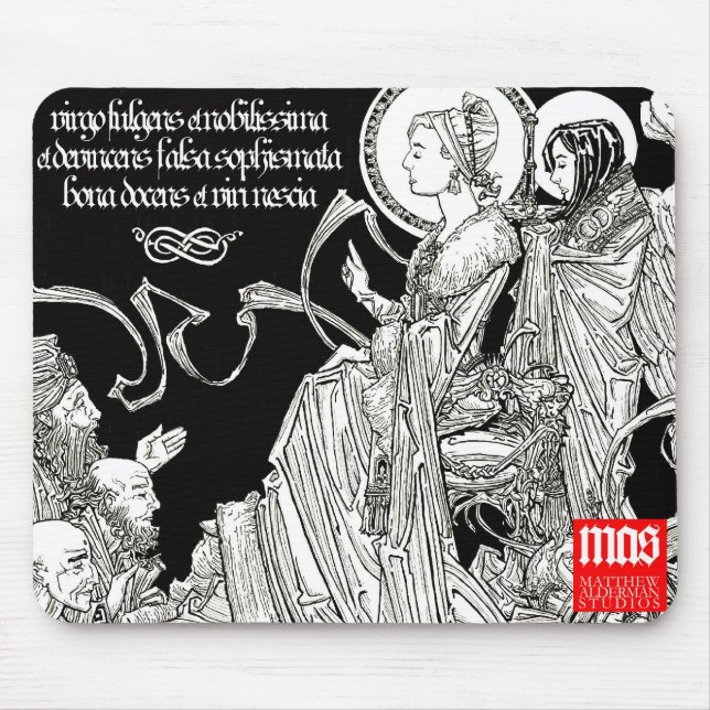 St. Katherine von Alexandria Mousepad (Vorne)
