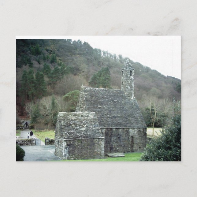 St. Kevins Church, Glendalough, Co. Wicklow, Irlan Postkarte (Vorderseite)
