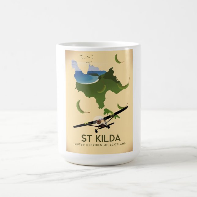 St Kilda, Äußere Hebriden, Schottland Kaffeetasse (Mittel)