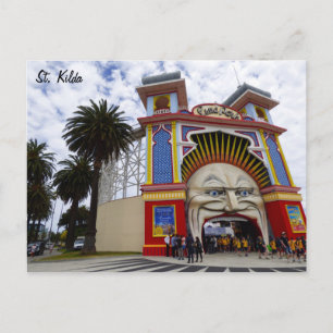 St. Kilda Luna Park Postkarte
