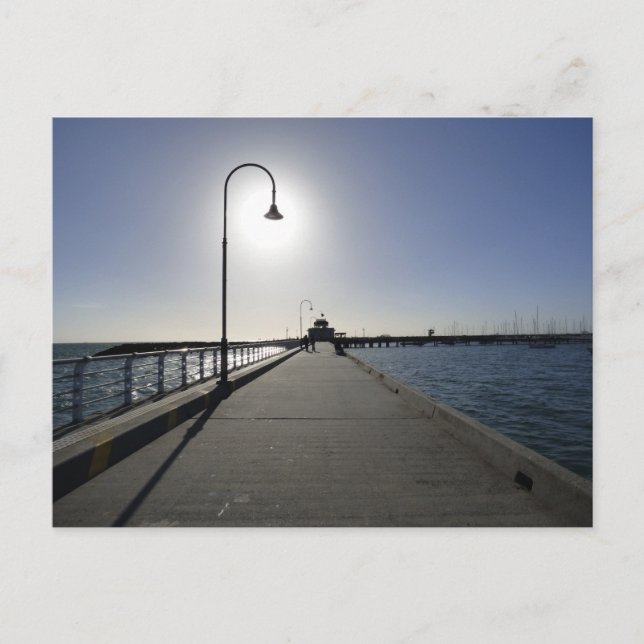 St Kilda Pier Postkarte (Vorderseite)