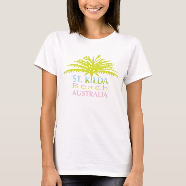 St.Kilda Strand-T - Shirt Mädchen (Vorderseite)
