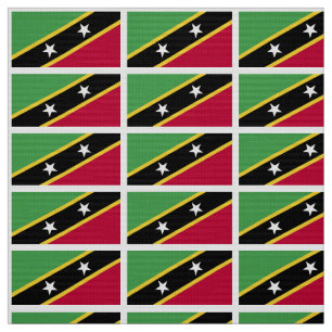 St. Kitts kennzeichnen Stoff
