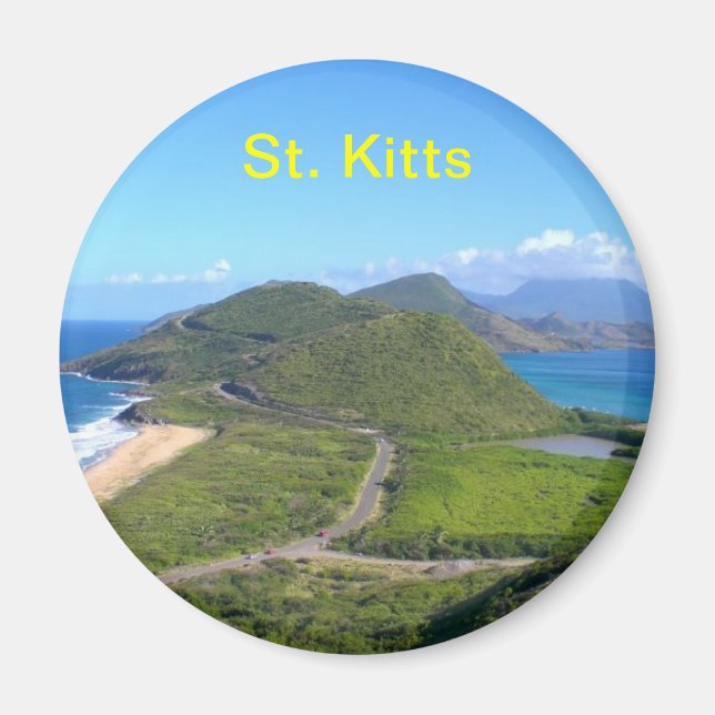 St. Kitts-Magnet Magnet (Vorne)