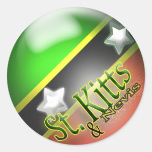St Kitts & Nevis Patriotic Aufkleber